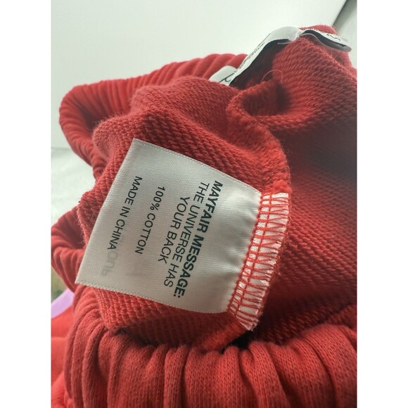 The Mayfair Group Sweatpants Set 444 Connection Fleece Red - Picture 4 of 4